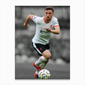 Diogo Jota Of Liverpool Canvas Print