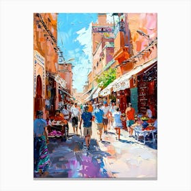 Marrakech Street Canvas Print