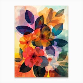 Abstract Floral Painting 5 Canvas Print