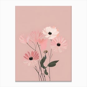 Pink Flowers Canvas Print