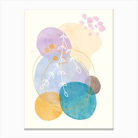 Abstract Watercolor Painting 7 Canvas Print