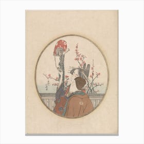A Comparison Of Genroku Poems And Shells, Katsushika Hokusai 31 Canvas Print