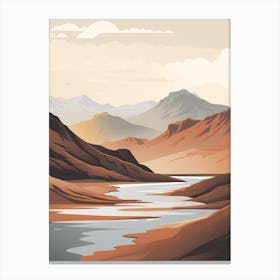 Laugavegur Iceland 4 Hiking Trail Landscape Canvas Print