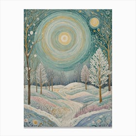 Whimsical Winter Wonderland Canvas Print