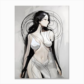 Sexy Girl Canvas Print