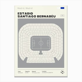 Estadio Santiago Bernabeu Canvas Print