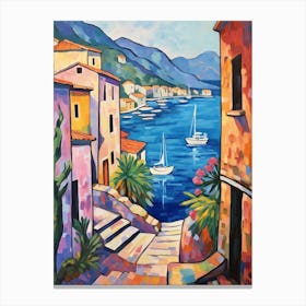 Kotor Montenegro 2 Fauvist Painting Canvas Print