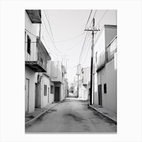 Nicosia, Cyprus, Black And White Photography 4 Canvas Print