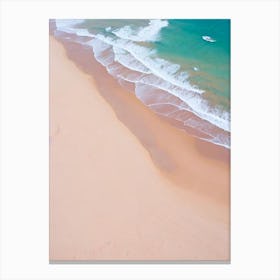Gunnamatta Beach, Australia Pink Photography Canvas Print