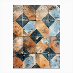 Terracotta Tiles Canvas Print