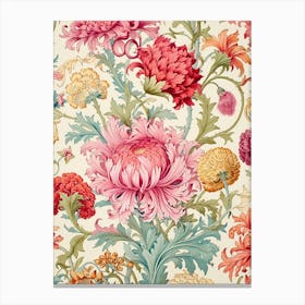 Floral Wallpaper 182 Canvas Print