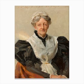 Mary Eliza Mead (Née Mary Eliza Scribner, 1822–1896) (1893), John Singer Sargent Canvas Print