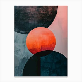 Red moon 1 Canvas Print