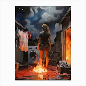 'The Fire' 1 Canvas Print