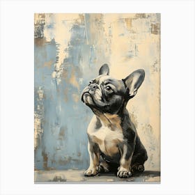 Minimal Frenchie 1 Canvas Print