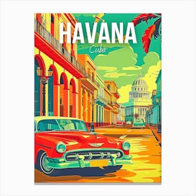 Havana Travel Canvas Print