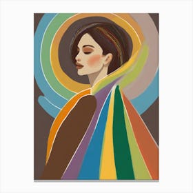 Rainbow Woman 4 Canvas Print