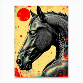 Horse Head - Creative PAinting Canvas Print