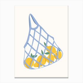 Bag of Lemons Kitchen Poster Canvas Print