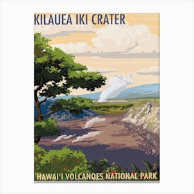 Hawaiian Volcanoes National Park Canvas Print