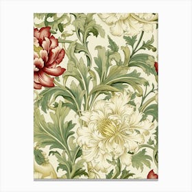 Floral Wallpaper 126 Canvas Print