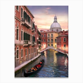 Venice At Dusk Canvas Print