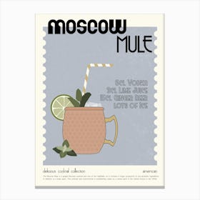 Cocktail Moscow Mule Canvas Print