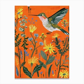 Spring Birds Hummingbird 1 Canvas Print
