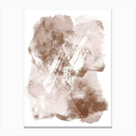 Abstract Mocha Paint Canvas Print