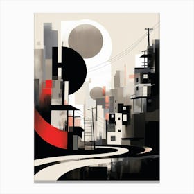 Urban Abstract Minimalist 3 Canvas Print