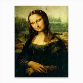 Mona Lisa Sleeps Canvas Print
