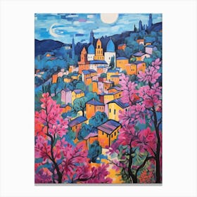 Urbino Italy 3 Fauvist Painting Canvas Print