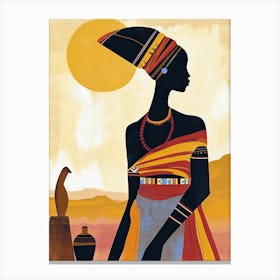 Africa Boho Art; The Valley Verse Canvas Print