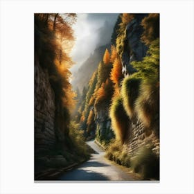 Autumn Road 22 Canvas Print