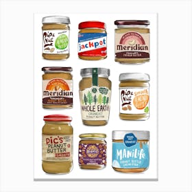 Nut Butters Canvas Print