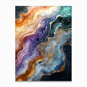 Stunning Whimsical Marble 23 Canvas Print