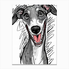 Greyhound Canvas Print