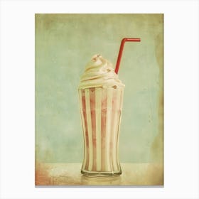 Shake: Fast Food Pop Art Canvas Print