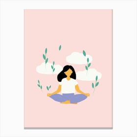 Yoga Girl  Canvas Print