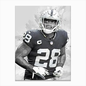 Josh Jacobs Las Vegas Raiders Canvas Print