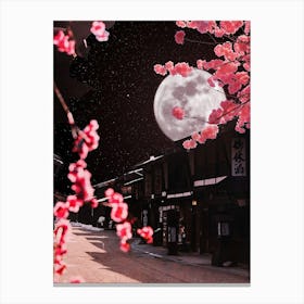 Kyoto Cherry Blossoms Canvas Print