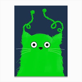 Cat Alien Canvas Print