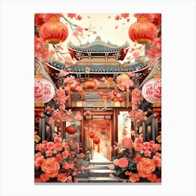 Chinese New Year Decorations 7 Canvas Print