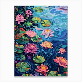 Water Lilies 3 Canvas Print