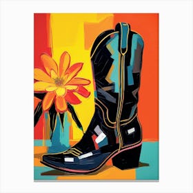 Matisse Inspired Cowgirl Boots 12 Canvas Print