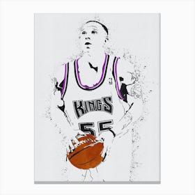 Jason Williams Sacramento Kings Canvas Print