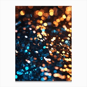 Confetti Background Canvas Print