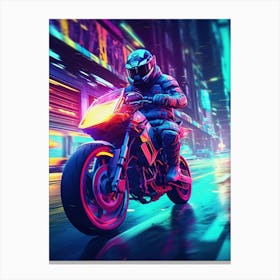 Night Rider 5 Canvas Print