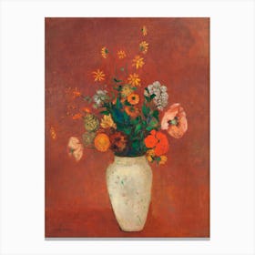 Flowers In A Vase 6 Canvas Print