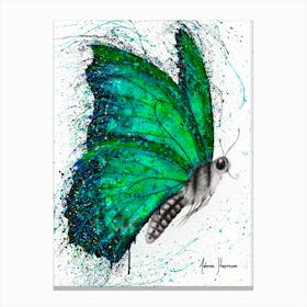 Emerald City Butterfly Canvas Print